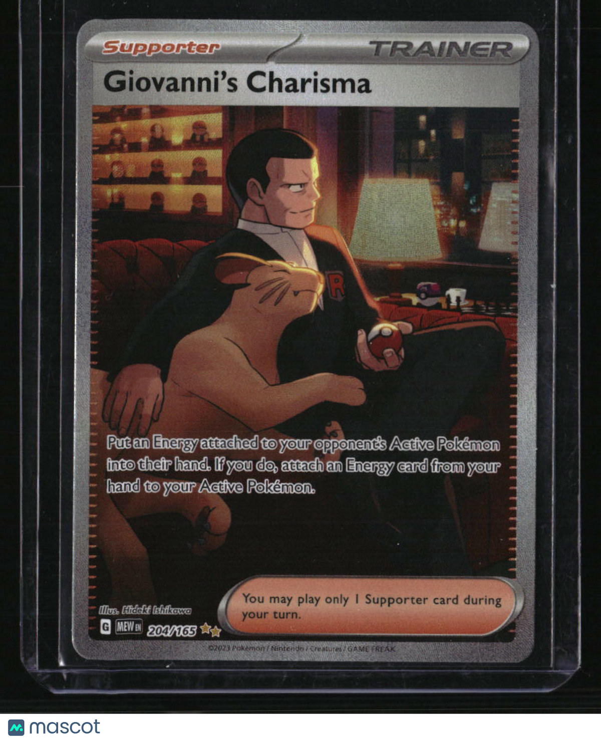 SV: Scarlet &amp; Violet 151 Giovanni&#39;s Charisma