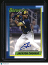 2025 Topps Jackson Chourio 35th Anniversary Autographs (Series Two)