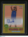 2024-25 Topps Chrome Chet Holmgren 1973 Topps Autographs Gold Refractor #/50