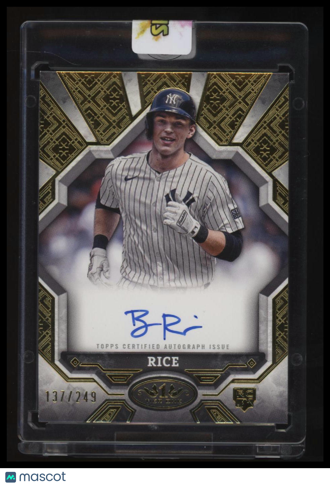 2025 Topps Tier One Ben Rice Break Out Autographs #/249