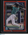 2024 Bowman Draft Tai Peete Chrome Orange Refractor #/25