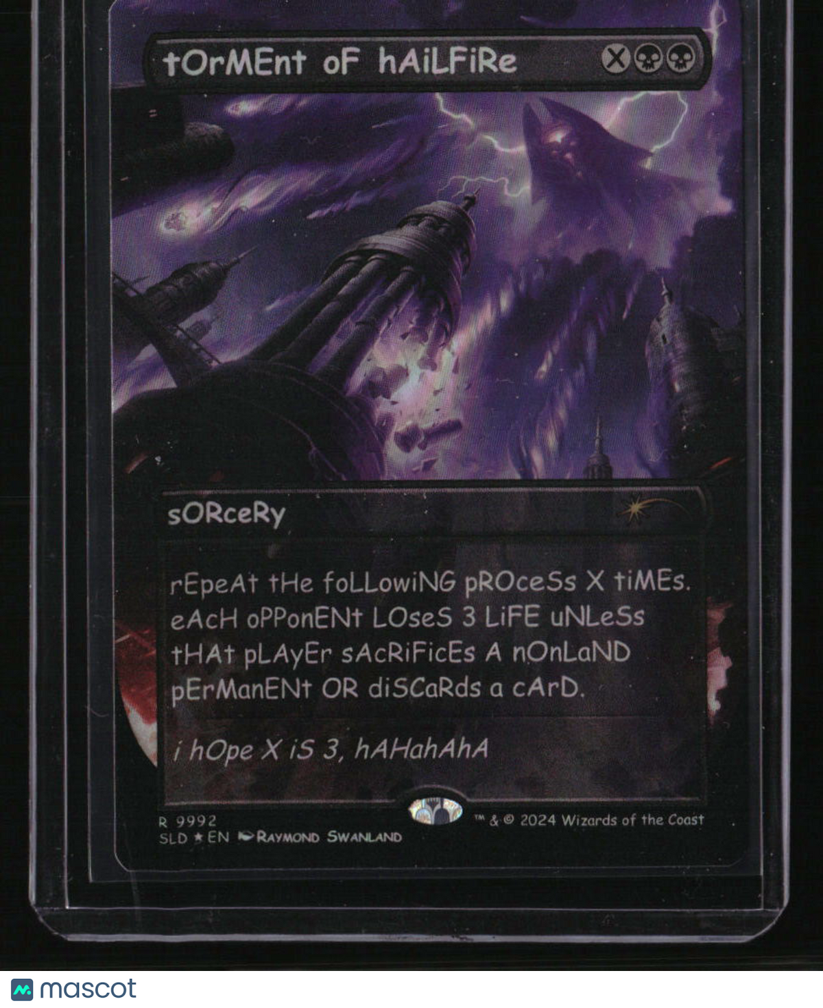 Secret Lair Drop Series tOrMEnt oF hAiLFiRe Foil