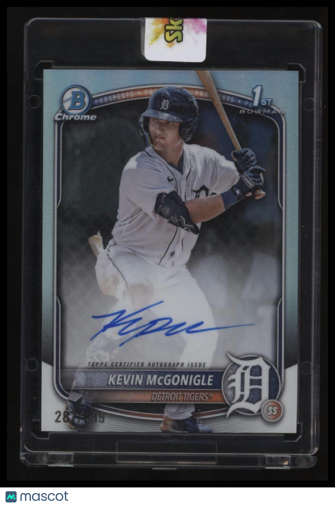 2025 Bowman Kevin McGonigle Chrome Prospects Autographs