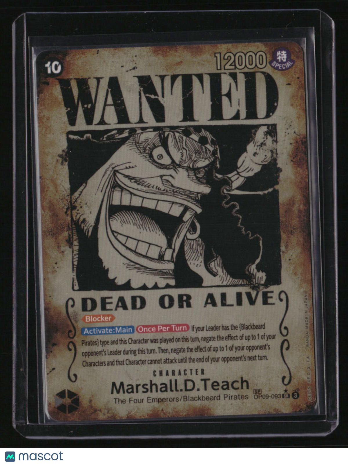 Emperors in the New World Marshall.D.Teach (093) (Wanted Poster)