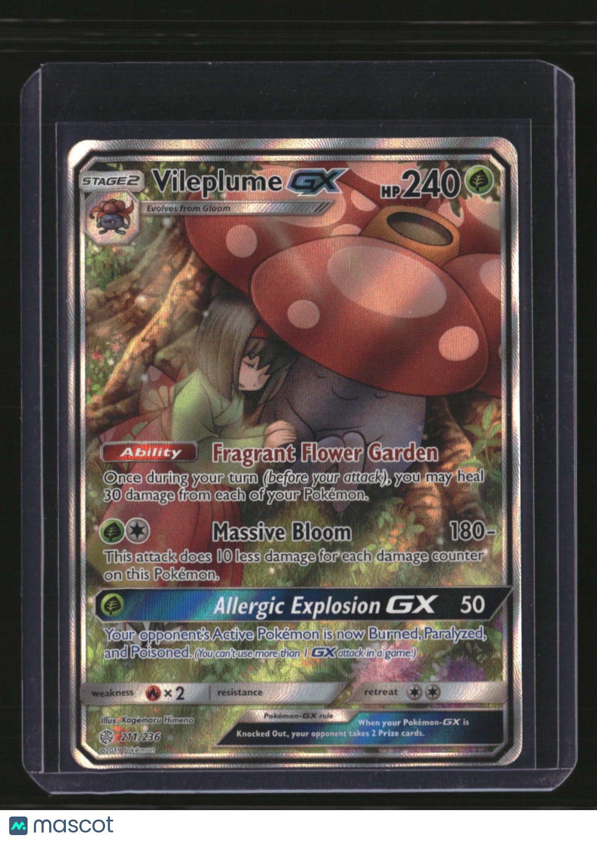 SM - Cosmic Eclipse Vileplume GX (Full Art)