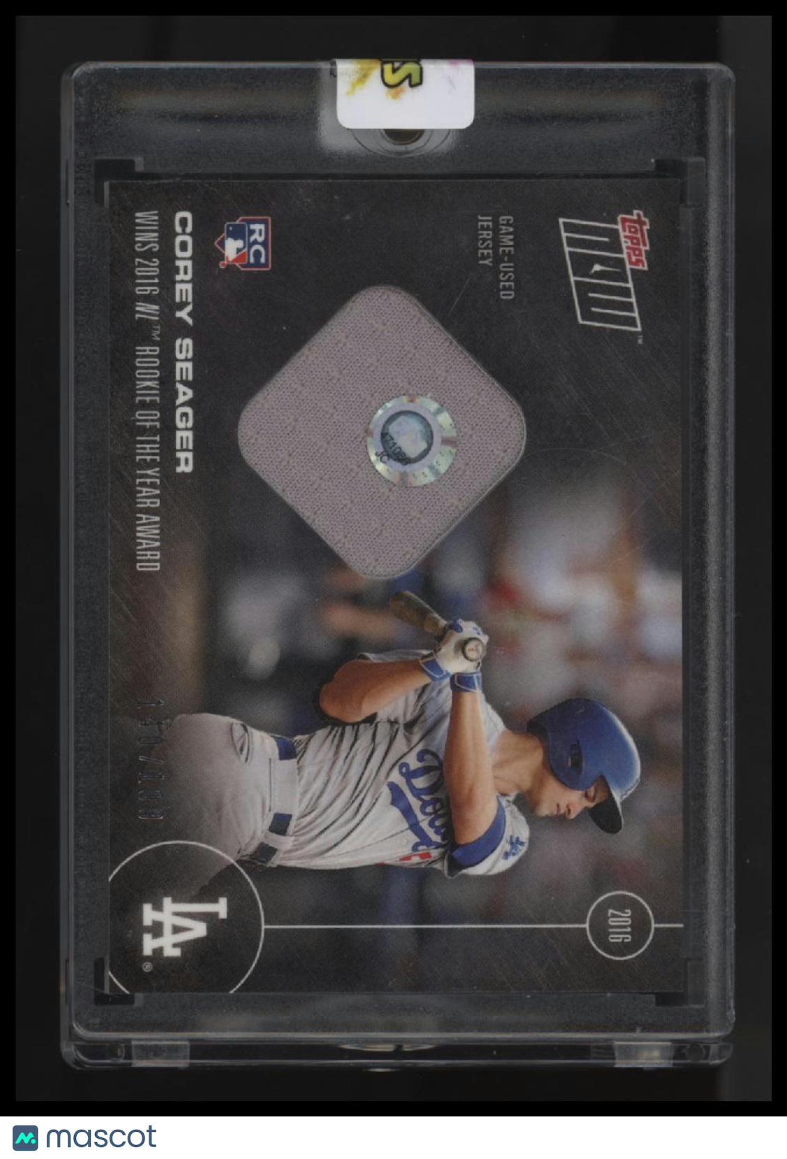 2016 Topps Now Corey Seager #/199 Patch