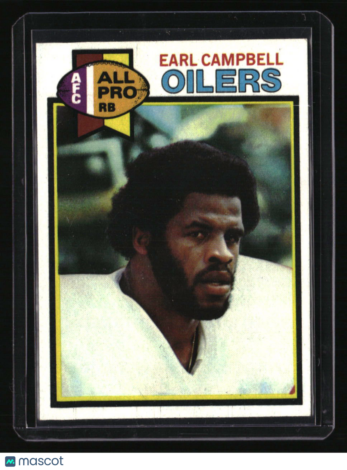 1979 Topps Earl Campbell Cream Colored Back