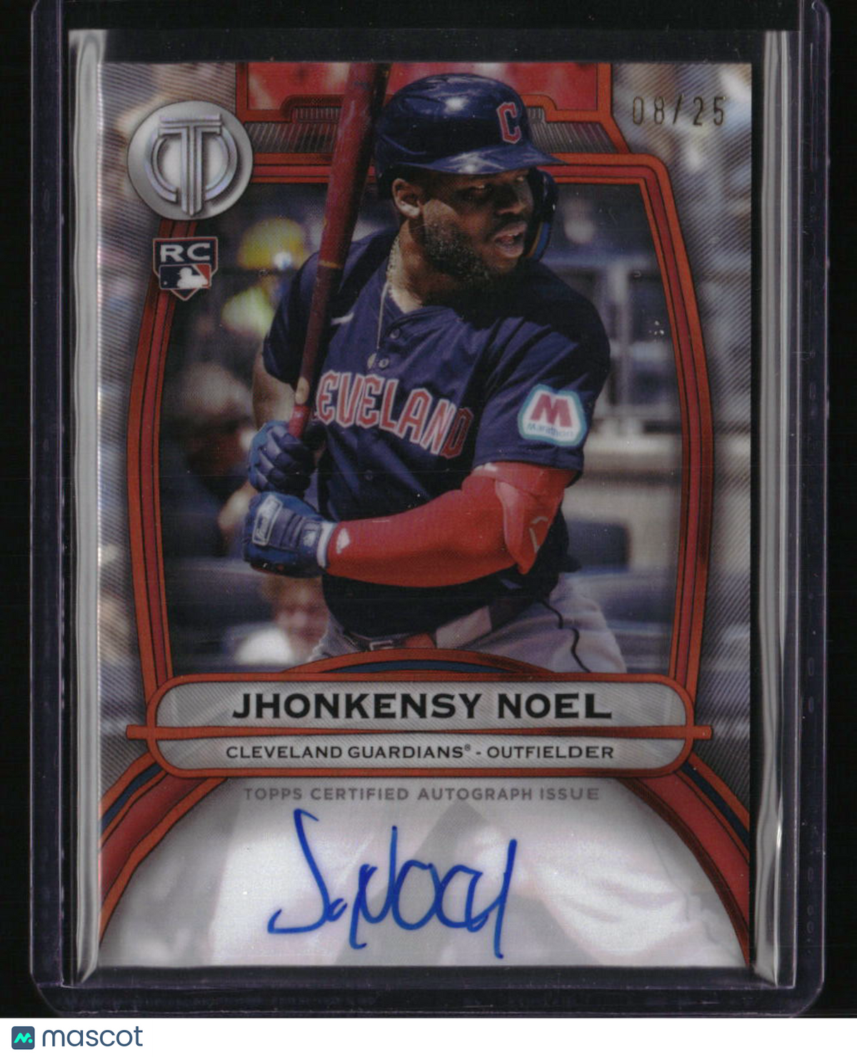 2025 Topps Tribute Jhonkensy Noel Tribute Autographs Orange #/25