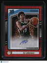 2024-25 Donruss AJ Johnson Choice Red Signature #/99
