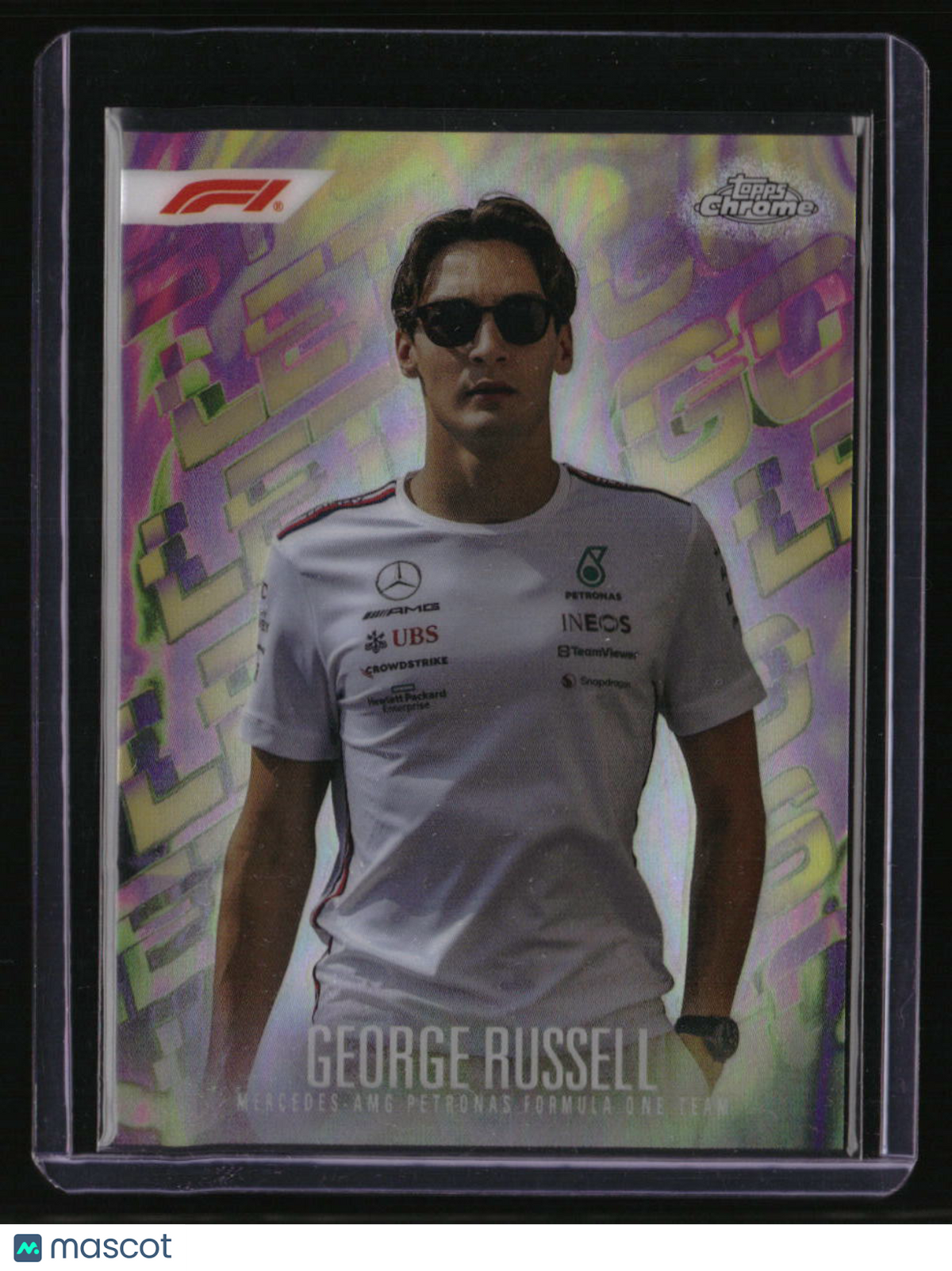 2024 Topps Finest Formula 1 George Russell Let&#39;s Go