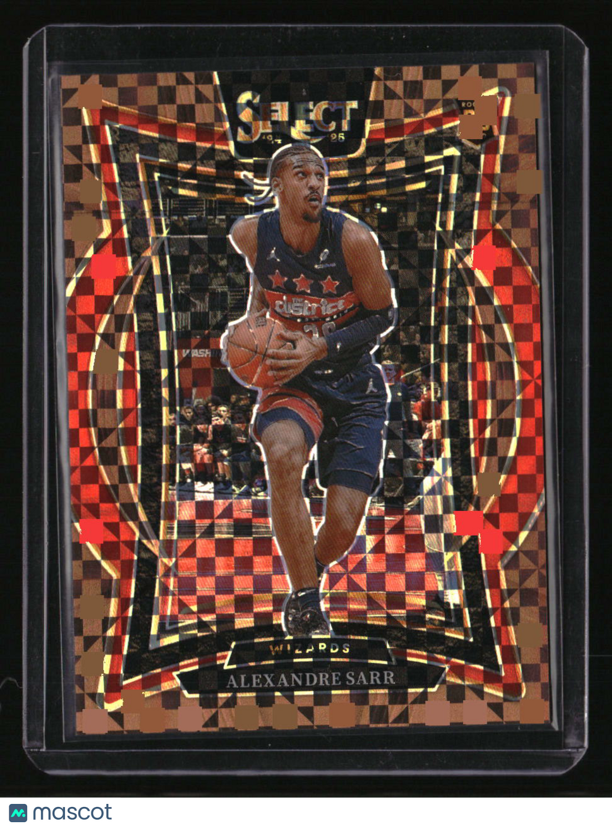 2024-25 Panini Select Alexandre Sarr Bronze Checker Prizm #/49