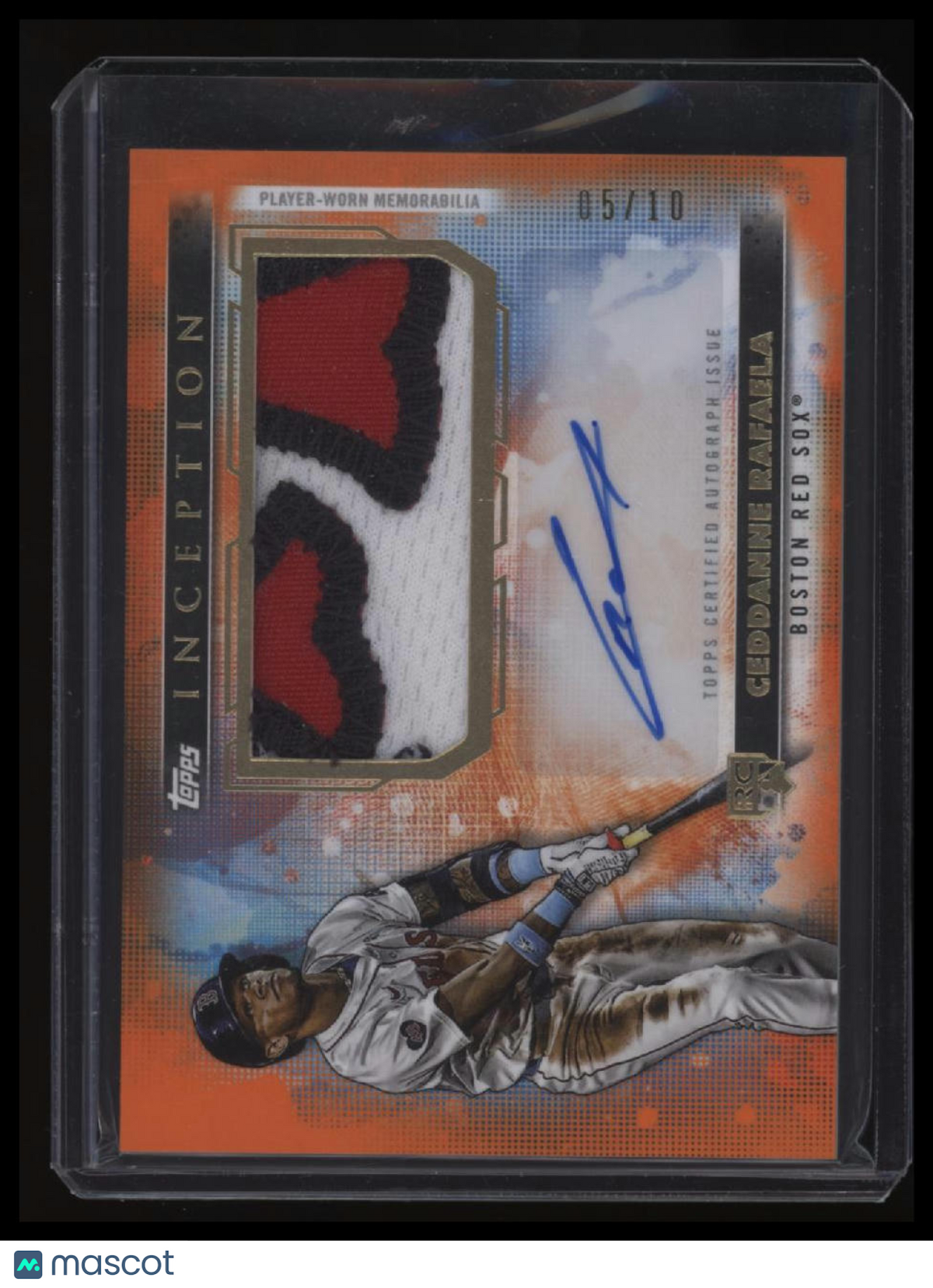 2024 Topps Inception Ceddanne Rafaela Rookie Patch Auto #/10