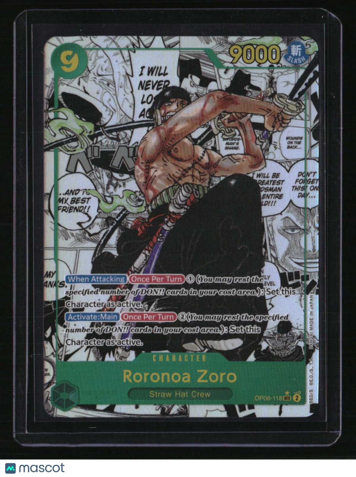 Premium Booster -The Best- Roronoa Zoro (Manga)