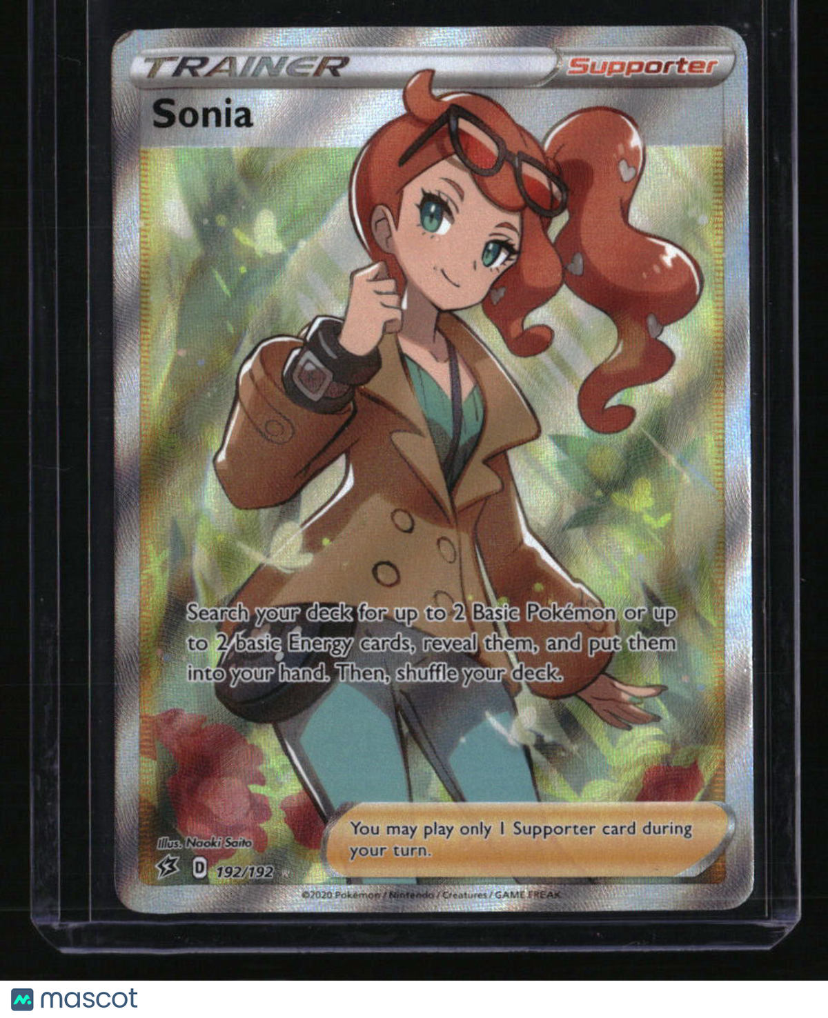 SWSH02: Rebel Clash Sonia (Full Art)