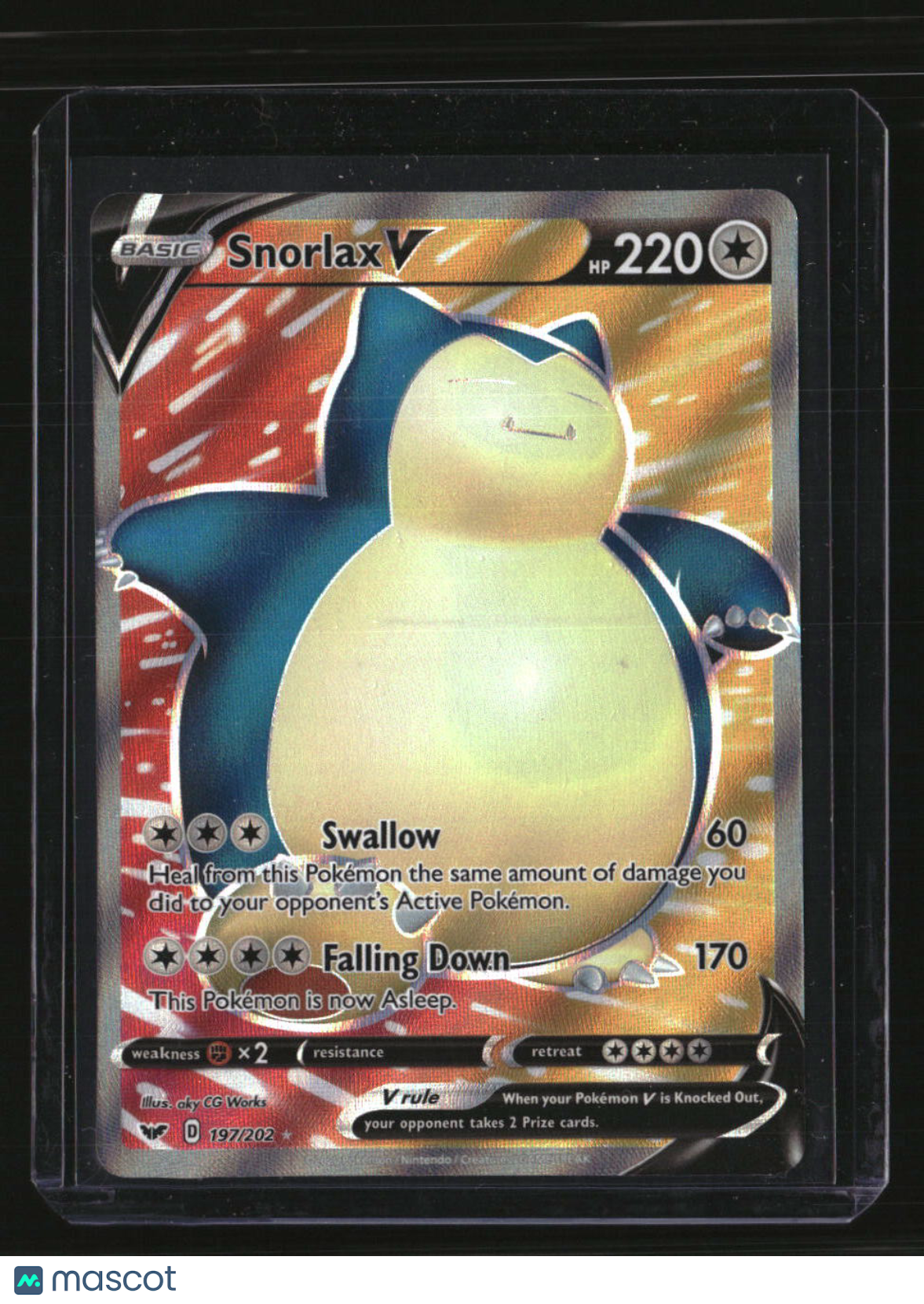 SWSH01: Sword &amp; Shield Base Set Snorlax V (Full Art)