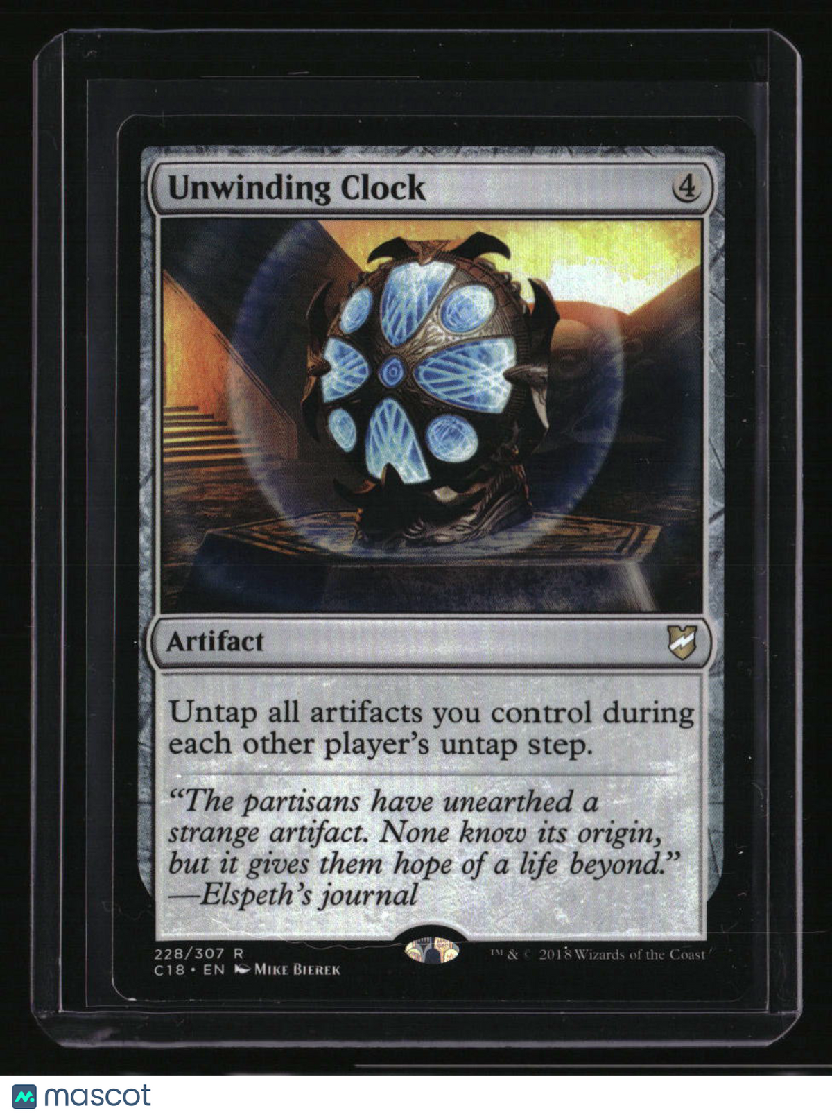 Commander 2018 Unwinding Clock