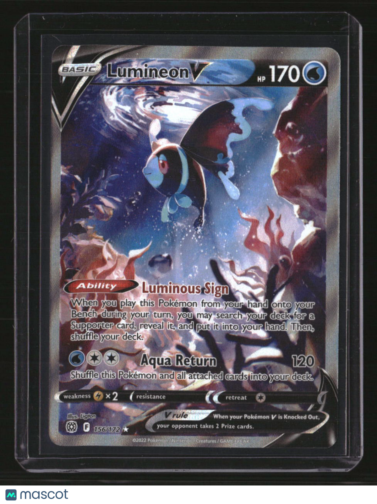 SWSH09: Brilliant Stars Lumineon V (Alternate Full Art)