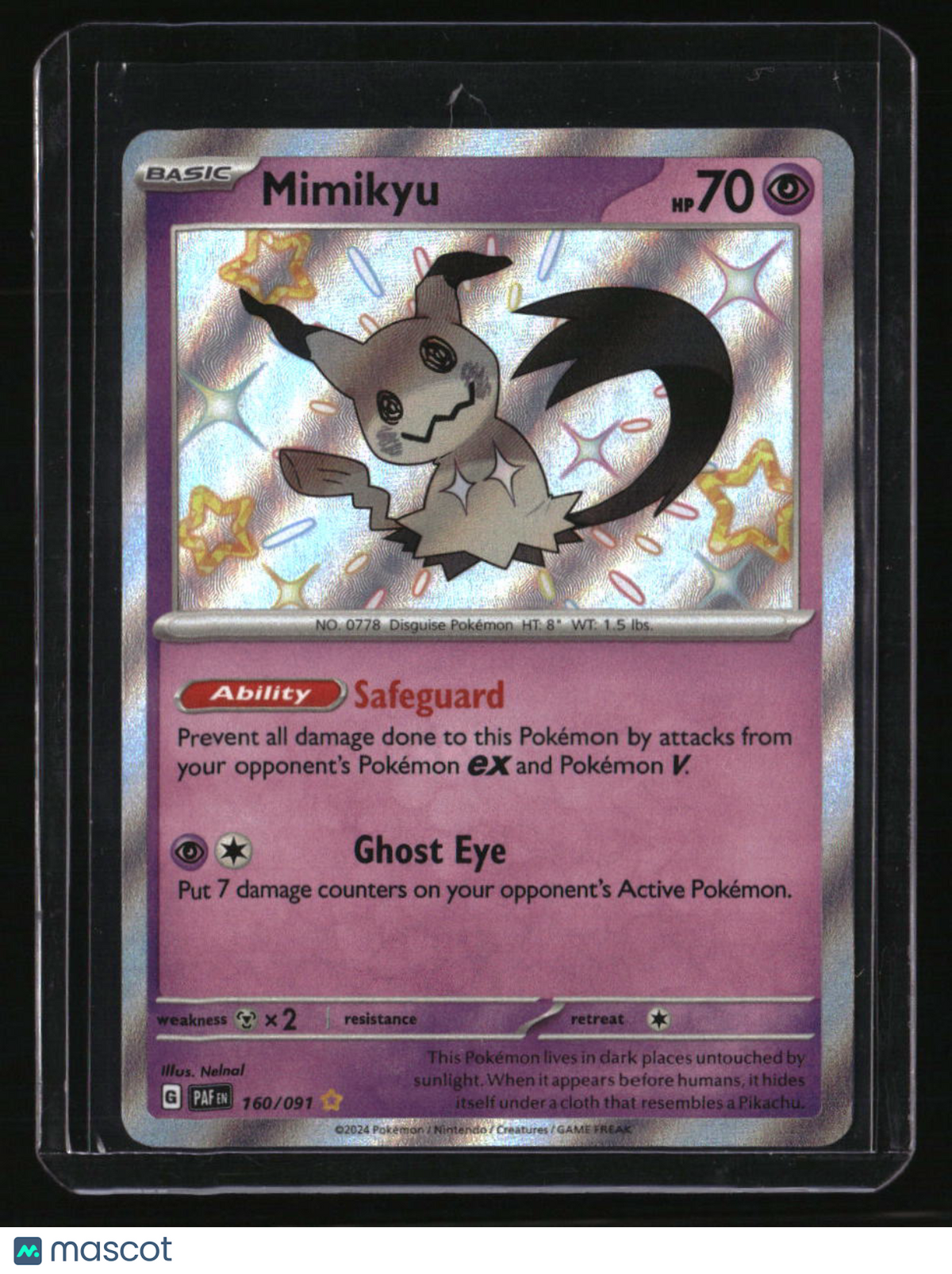SV: Paldean Fates Mimikyu -160/091