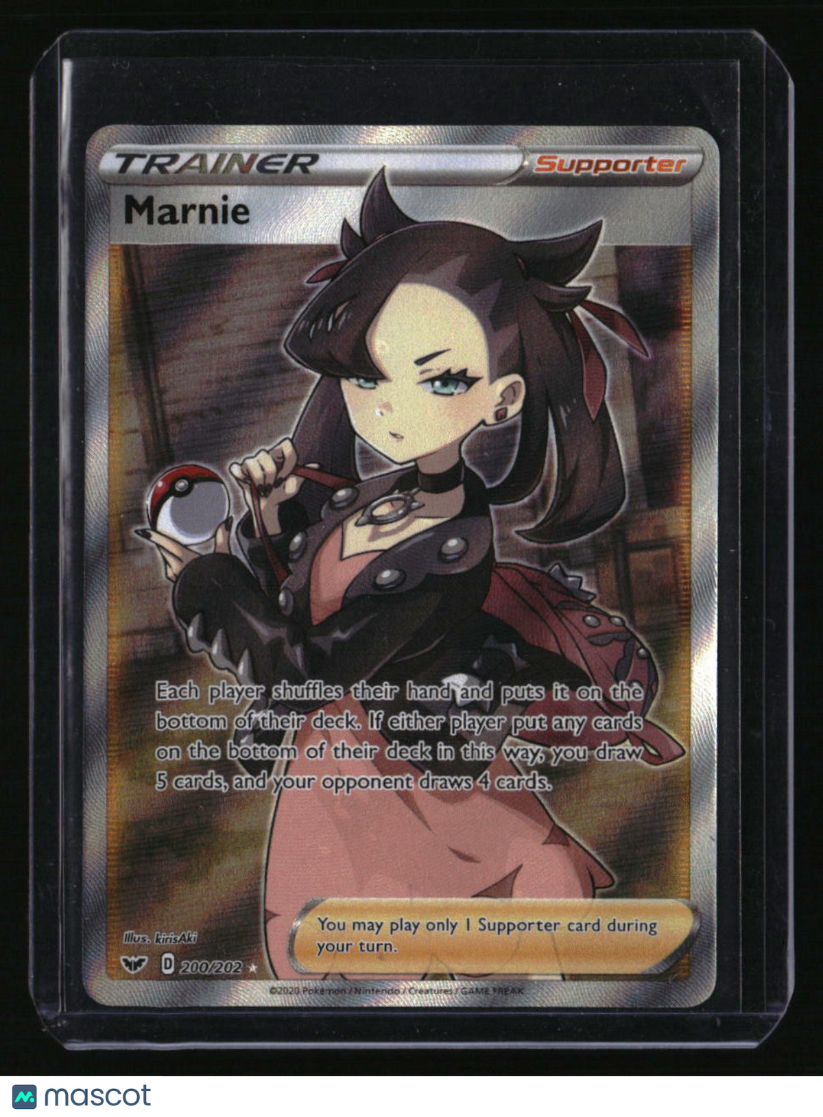 SWSH01: Sword &amp; Shield Base Set Marnie (Full Art)