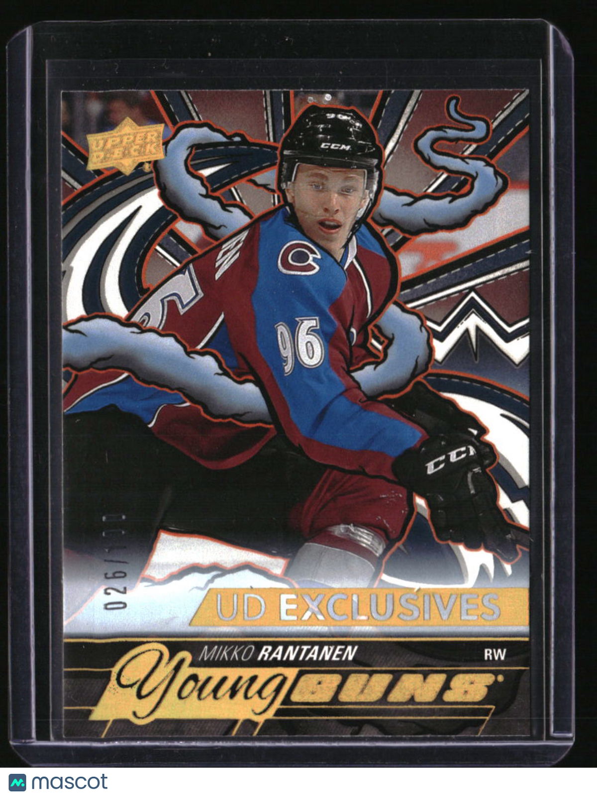 2024-25 Upper Deck Mikko Rantanen Young Guns Renewed Exclusives #/100