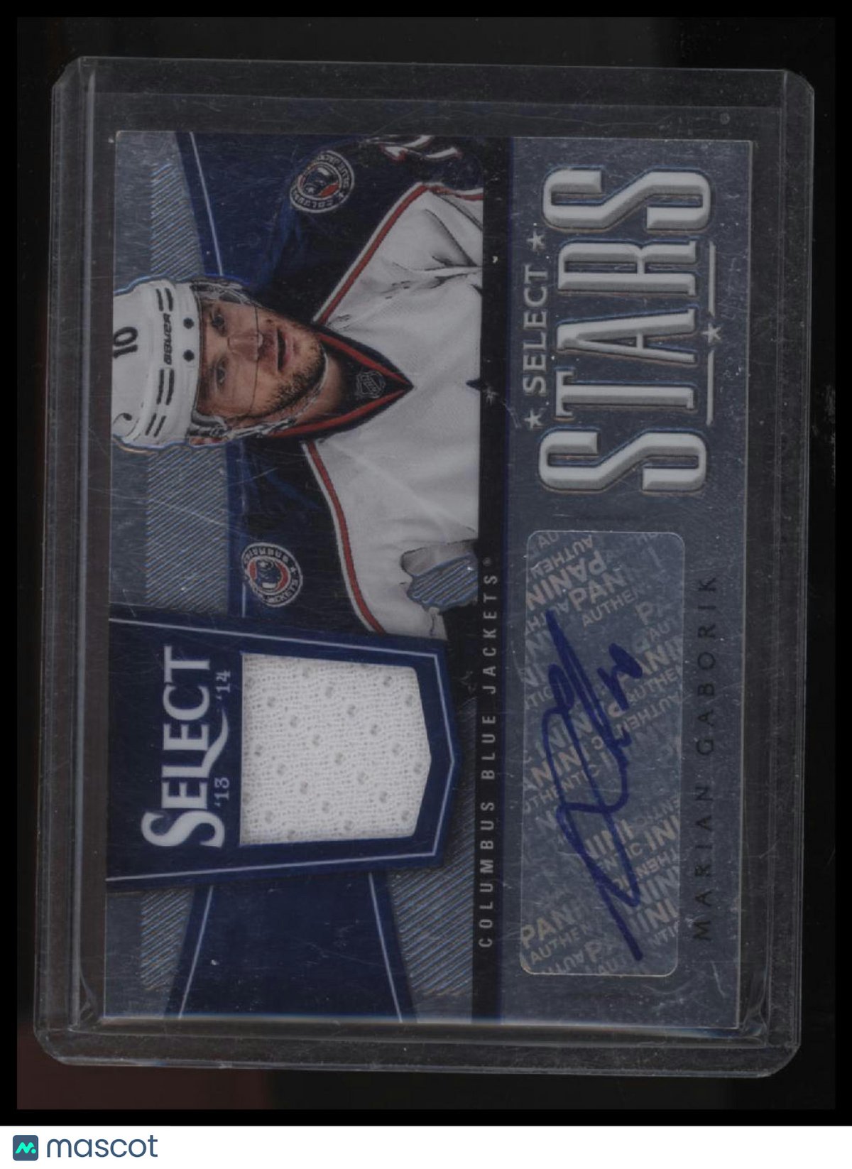 2013-14 Panini Select Marian Gaborik Stars Jersey Autographs #/25