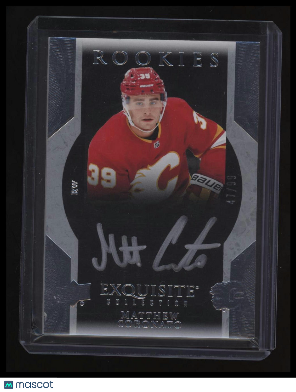 2023-24 Upper Deck Matthew Coronato Exquisite Collection Rookie Signatures #/99