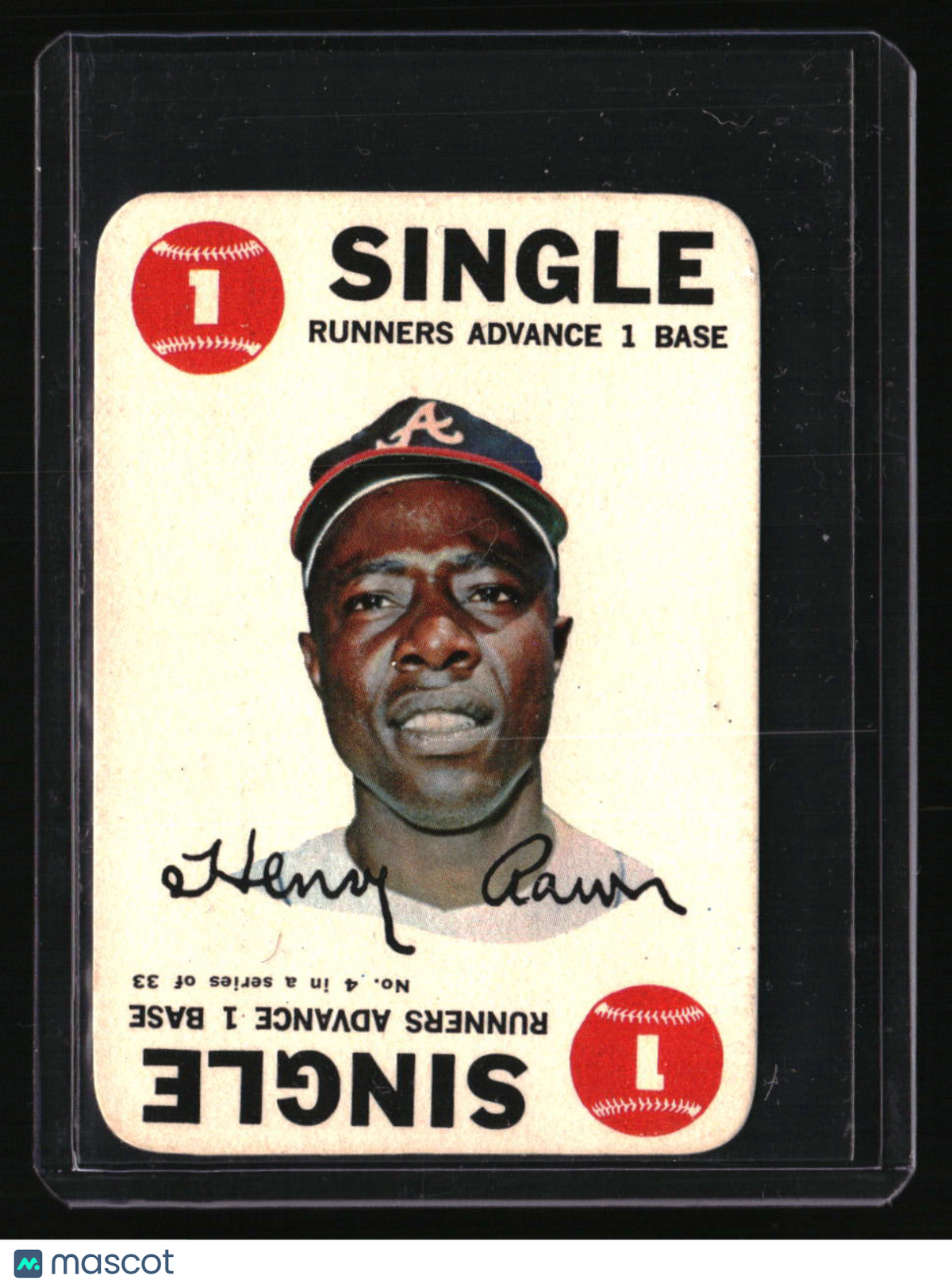 1968 Topps Henry Aaron Game