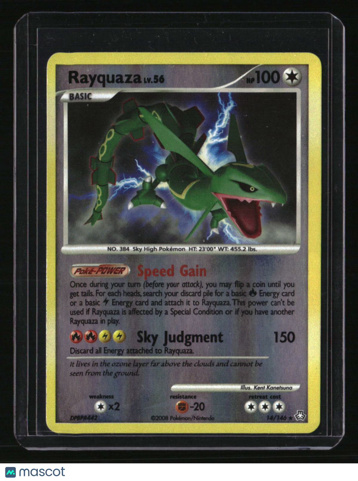 Legends Awakened Rayquaza Reverse Holo