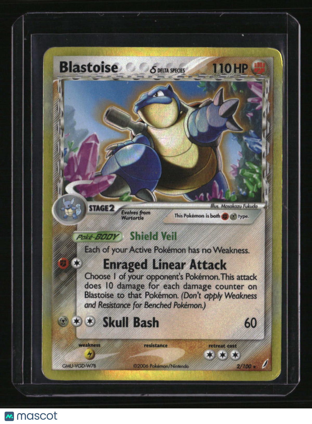 Crystal Guardians Blastoise (Delta Species)