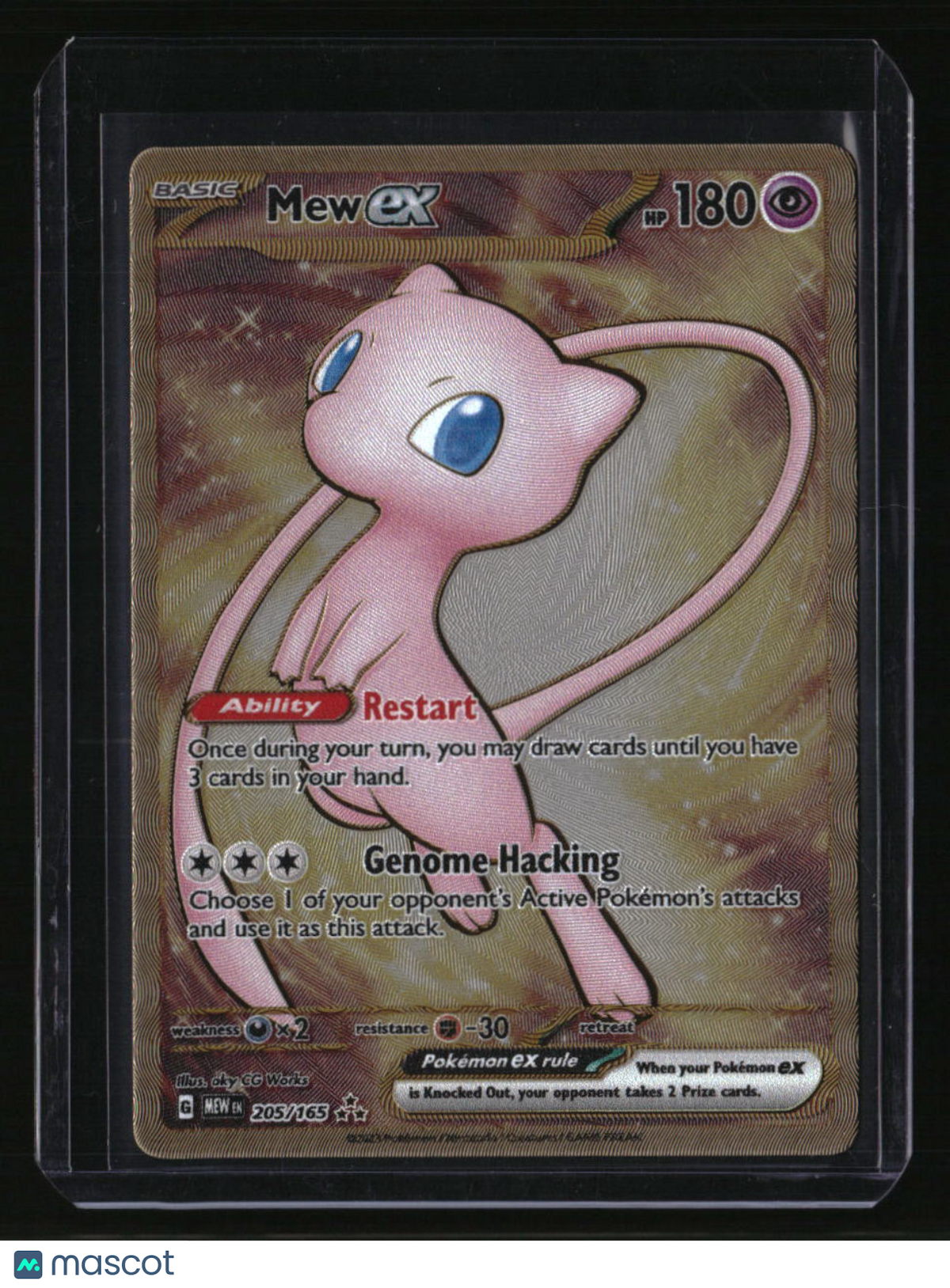 SV: Scarlet &amp; Violet 151 Mew ex - Metal Card