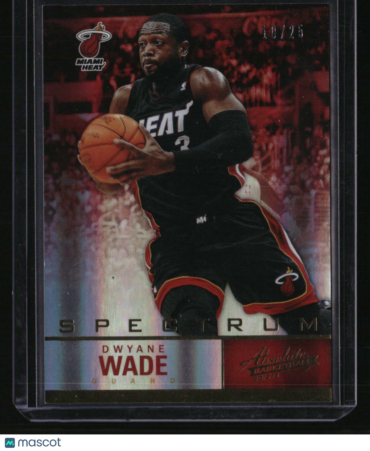 2012-13 Panini Absolute Dwyane Wade Spectrum Gold #/25