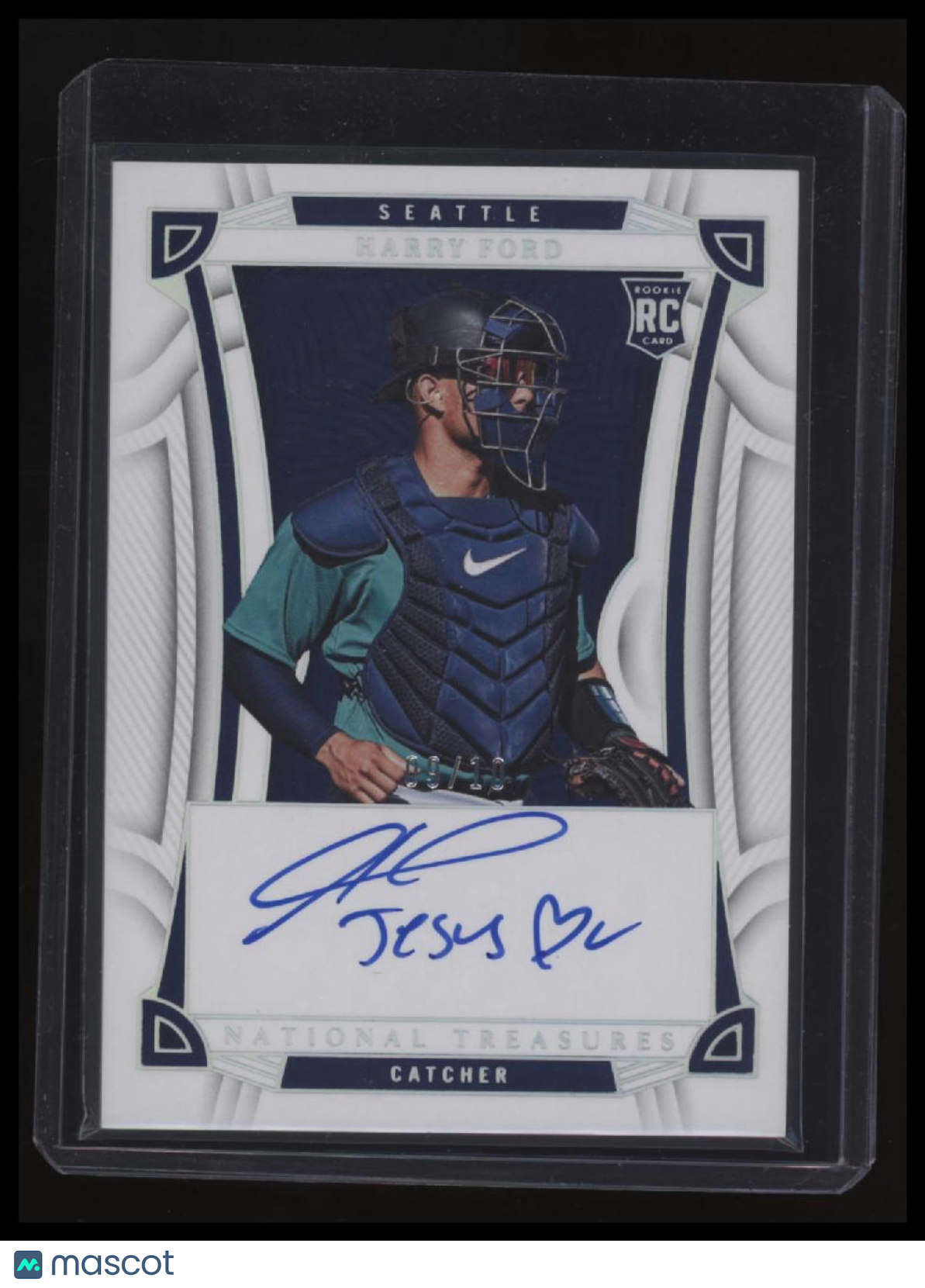 2023 Panini National Treasures Harry Ford Rookie Signatures Holo Silver #/10