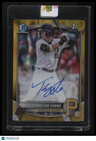 2025 Bowman Tsung-Che Cheng Chrome Prospects Autographs Gold Lava Refractor #/50