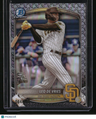 2025 Bowman Leo De Vries Chrome Prospects Steel Metal Refractor #/100