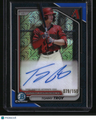 2024 Bowman Tommy Troy Chrome Prospects Autographs Mojo Blue Refractors #/150