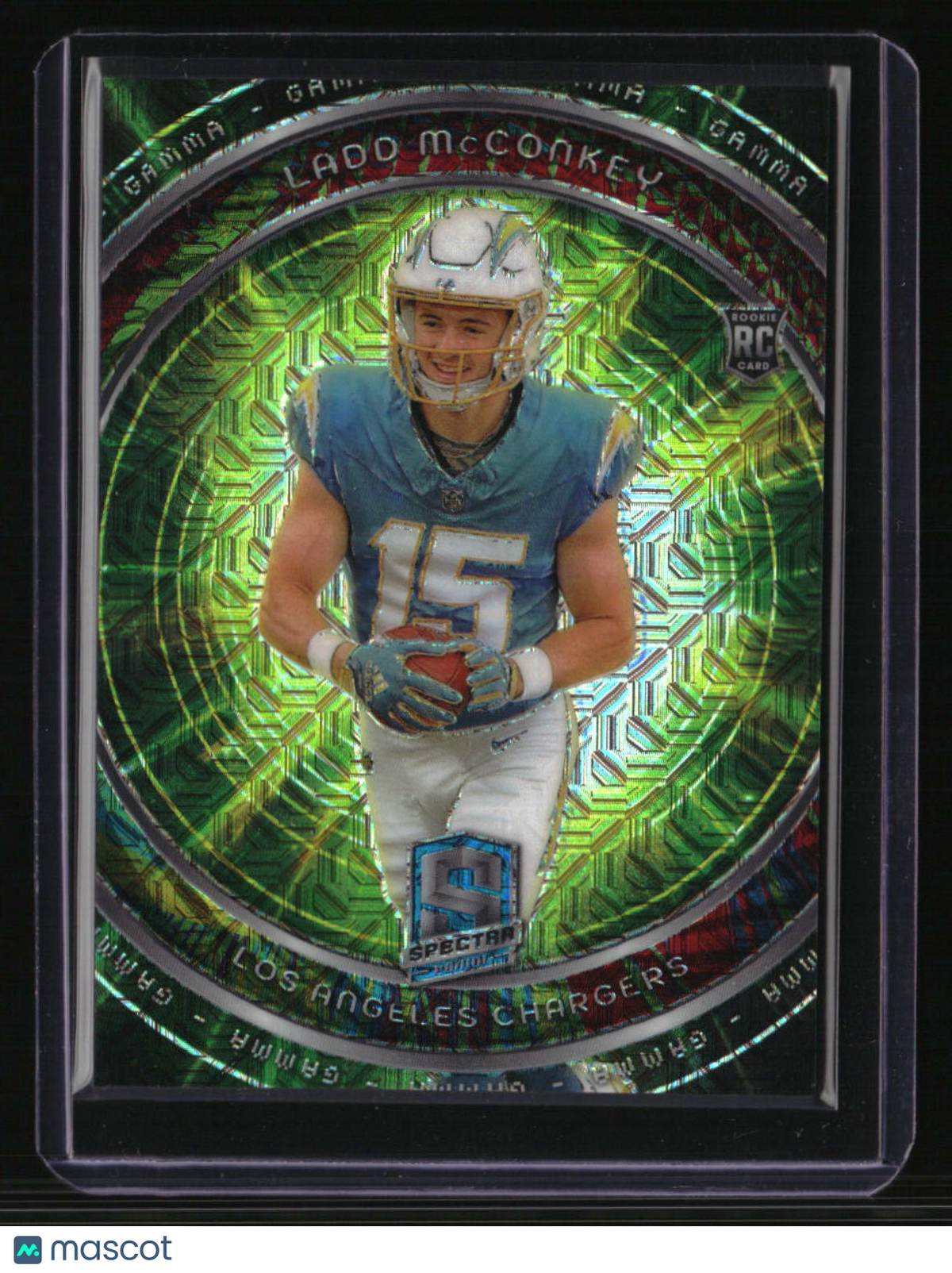 2024 Panini Spectra Ladd McConkey Gamma Meta #/30