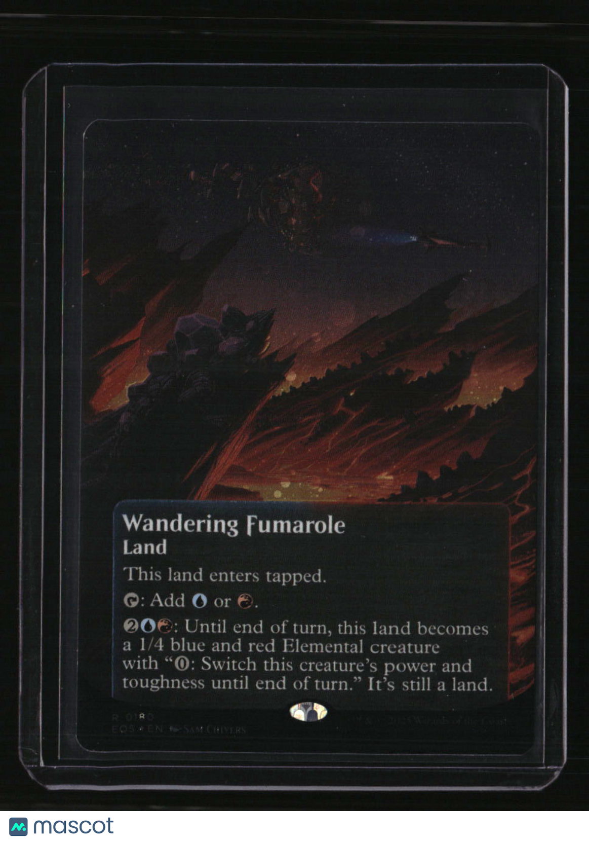 Edge of Eternities: Wandering Fumarole (0180) (Borderless) (Galaxy Foil)