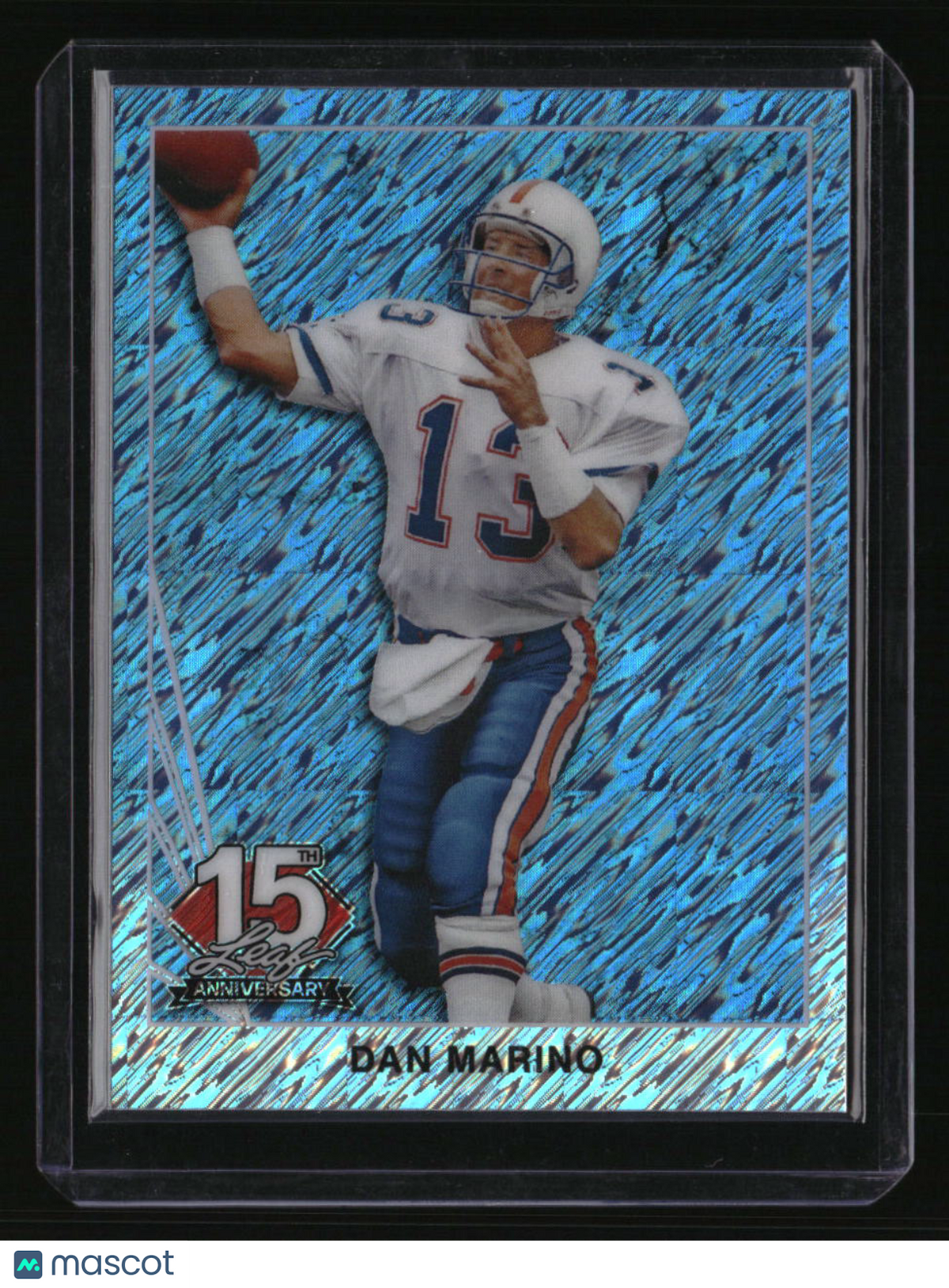 2025 Leaf 15th Anniversary Dan Marino 1990 Base Shimmer Platinum #/5