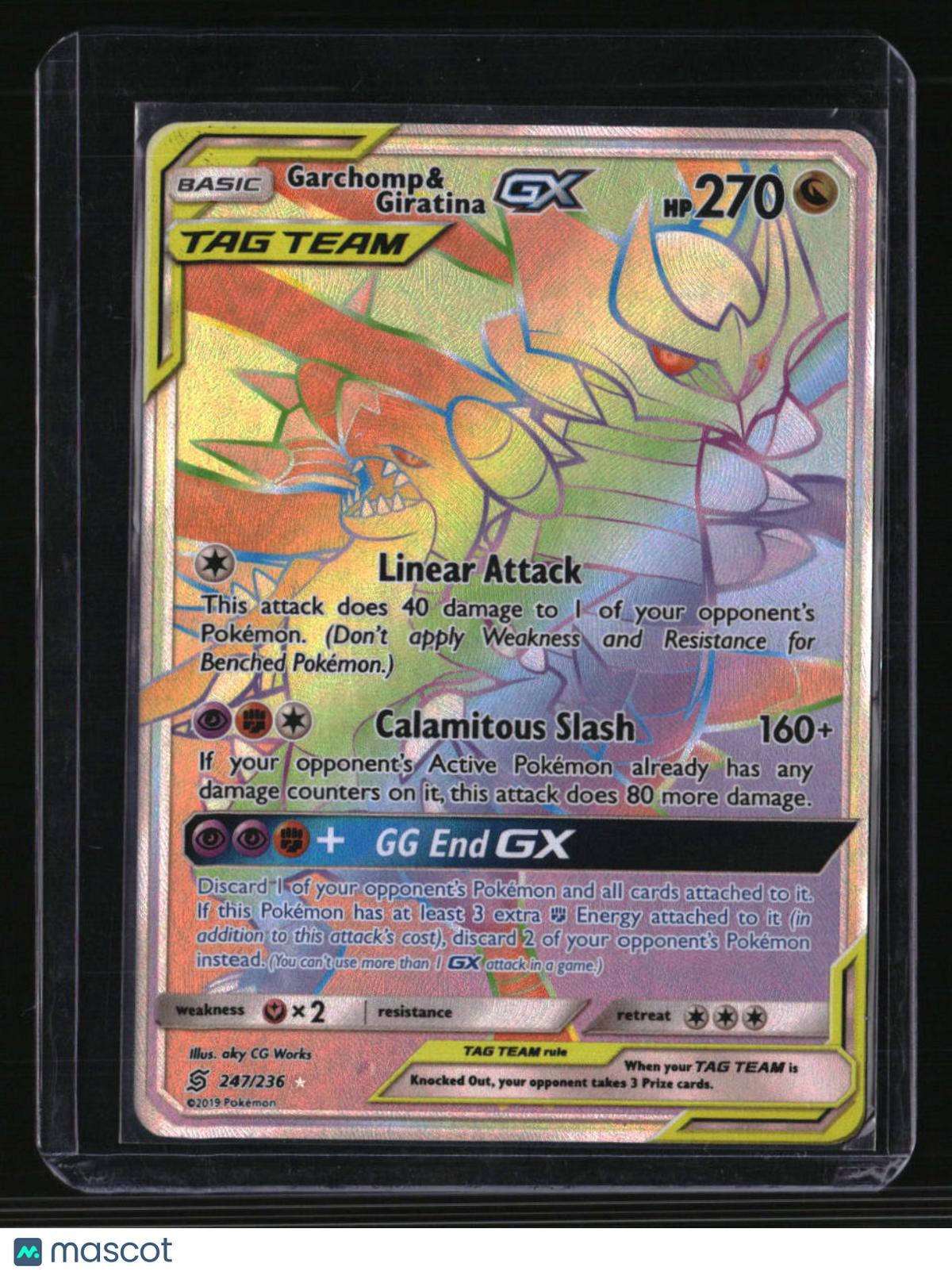 SM - Unified Minds Garchomp &amp; Giratina GX (Secret)