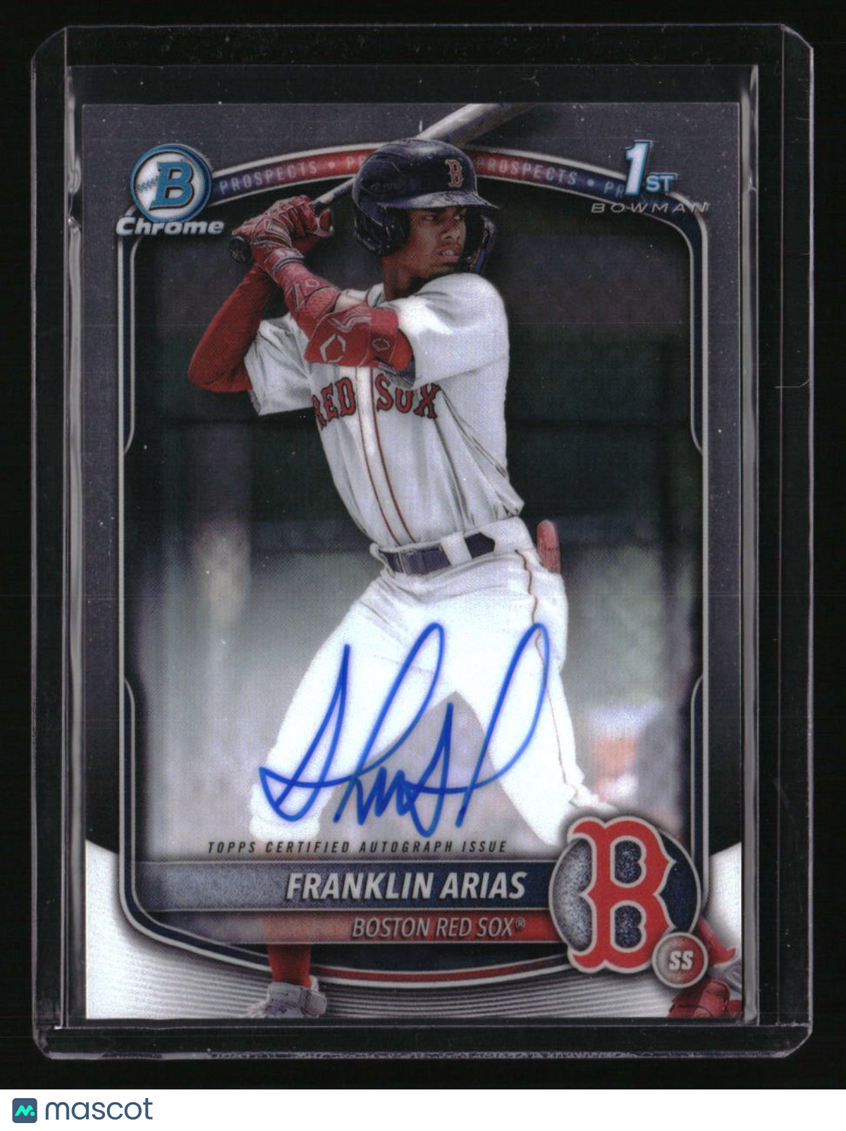 2025 Bowman Franklin Arias Chrome Prospects Autographs
