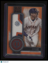 2017 Topps Tribute Carlos Correa Stamp of Approval Relics Orange #/25