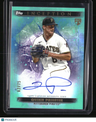 2024 Topps Inception Quinn Priester Rookie and Emerging Star Autos Aqua #/75