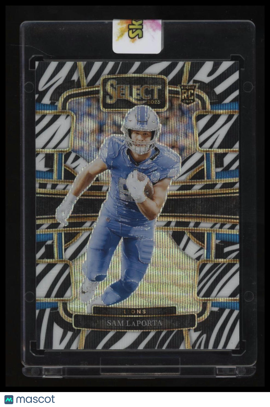 2023 Panini Select Sam LaPorta Zebra Prizms