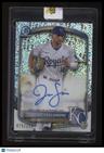 2025 Bowman Jac Caglianone Chrome Prospects Autographs Speckle Refractor #/299