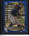 2025 Bowman Jesus Made Chrome Prospects Blue Geometric Refractor #/150