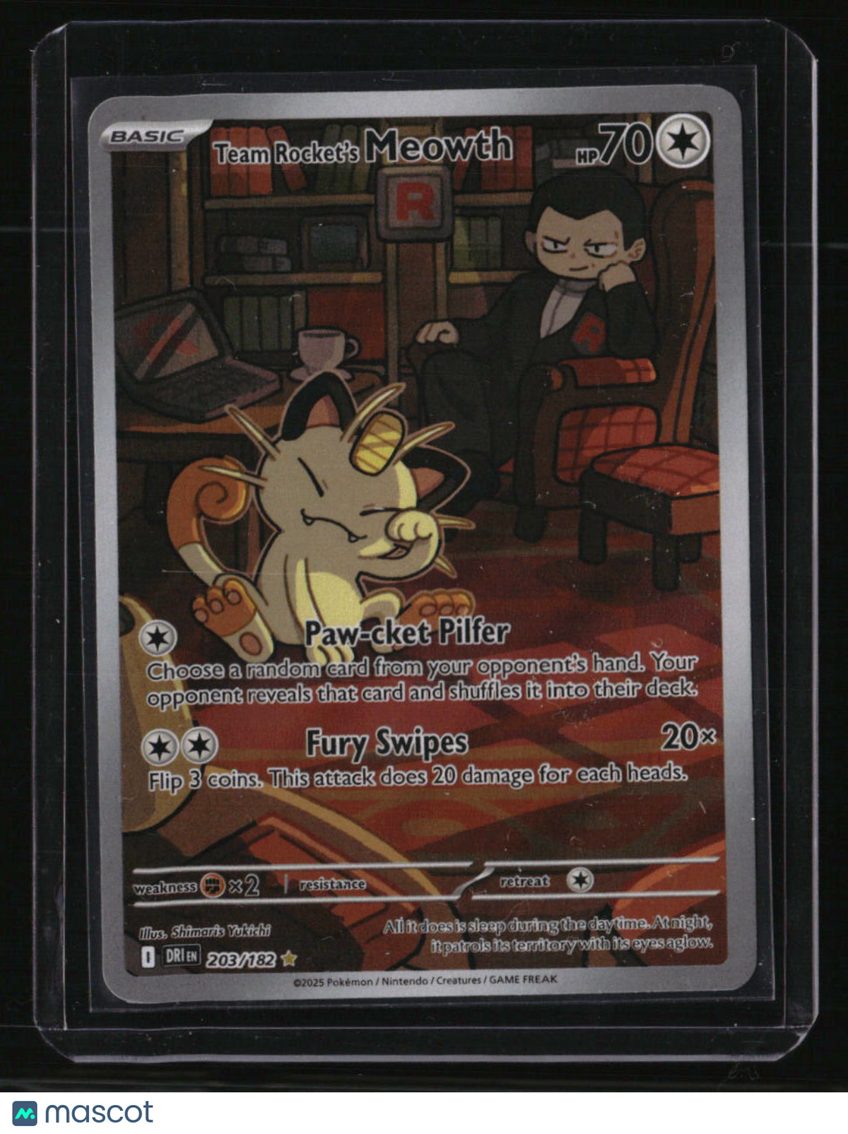 SV10: Destined Rivals Team Rocket&#39;s Meowth