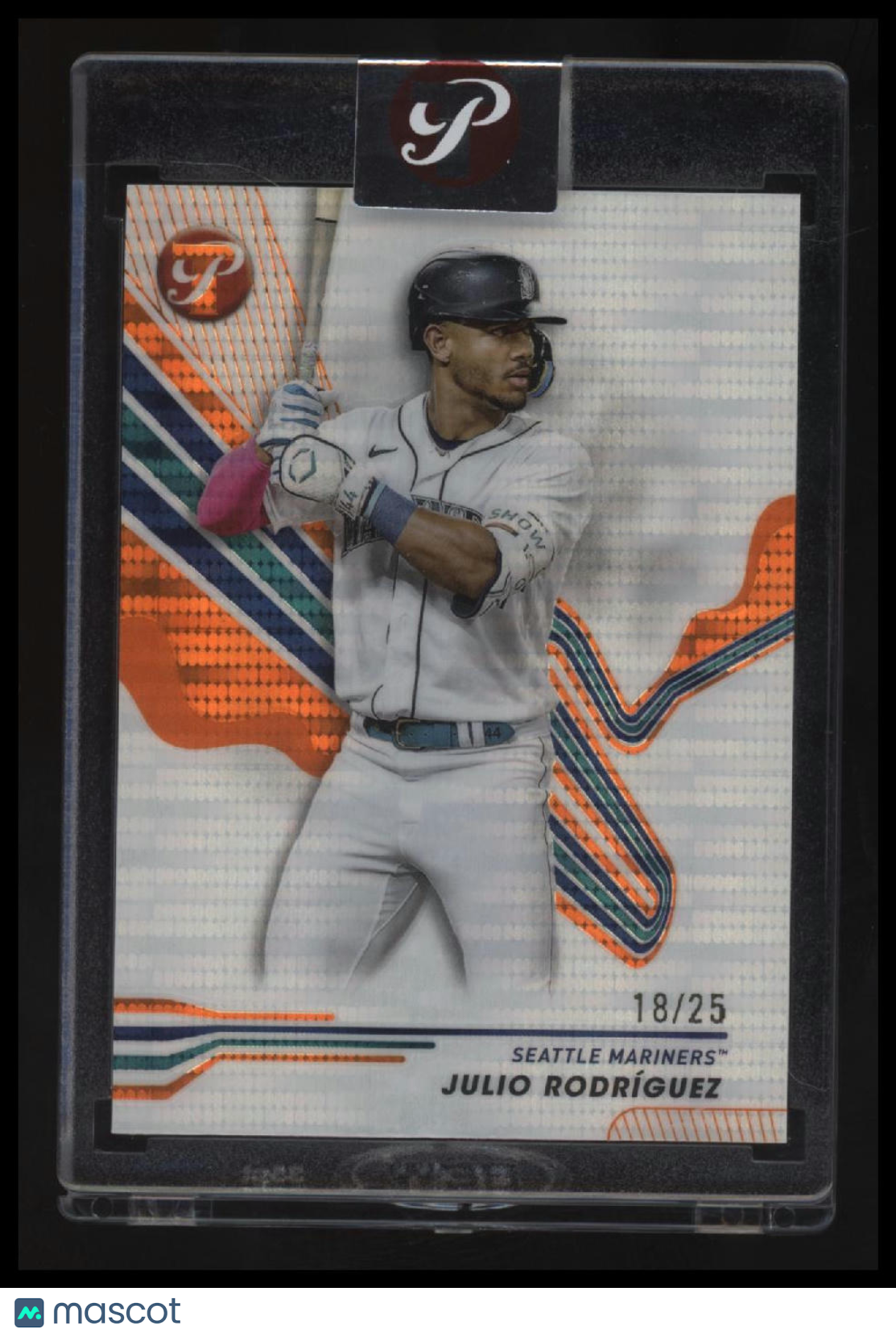 2024 Topps Pristine Julio Rodríguez Pristine Orange Refractors #/25