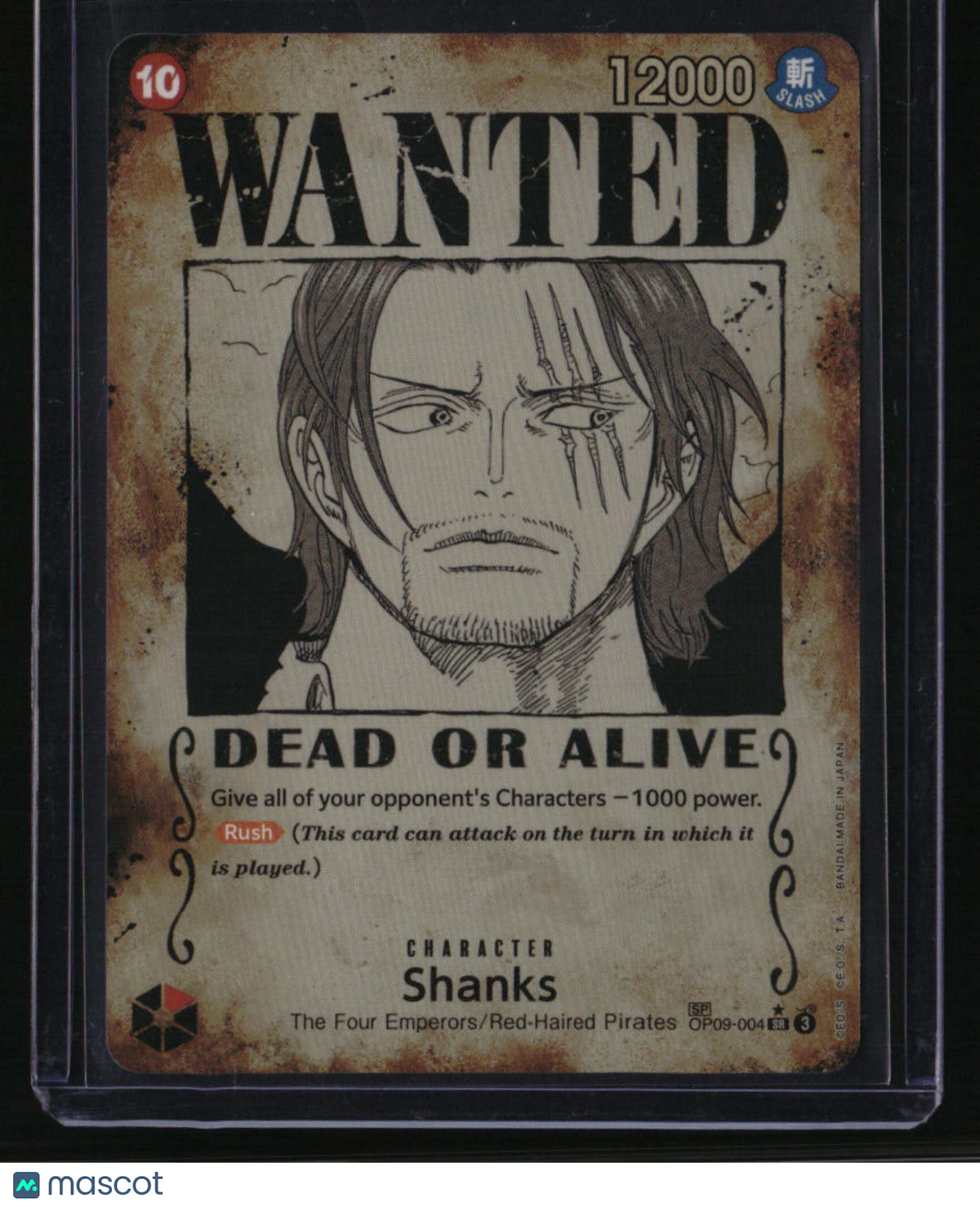 Emperors in the New World Shanks (004) (Wanted Poster)