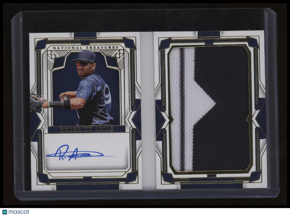 2024 National Treasures Roderick Arias Prospect Signature Material Booklet #/35