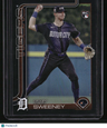 2025 Topps Trey Sweeney Black Foil #/10